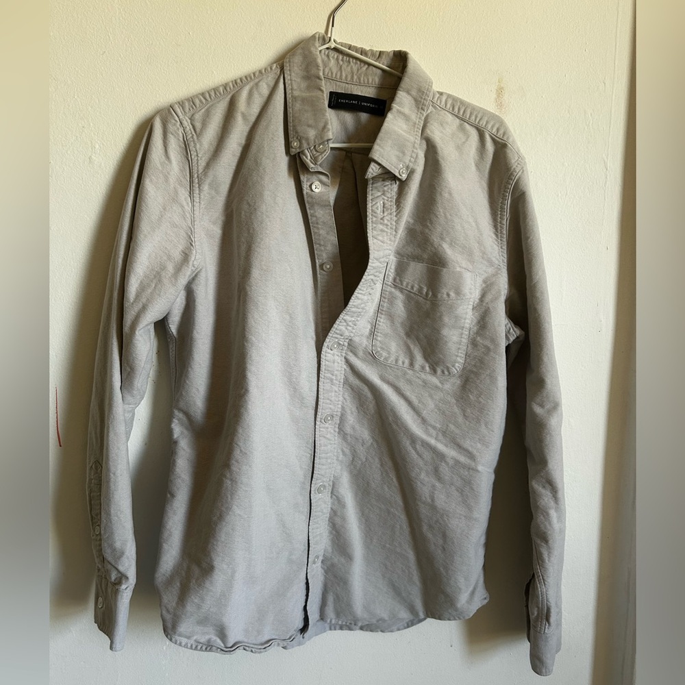 Everlane Uniform Oxford, Gray M